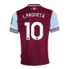 West Ham United L. Paqueta 10 Domácí 2024-25 - Fotbalové Dresy (S/S) West Ham United L. Paqueta 10 Domácí 2024-25 - Fotbalové Dresy (S/S)